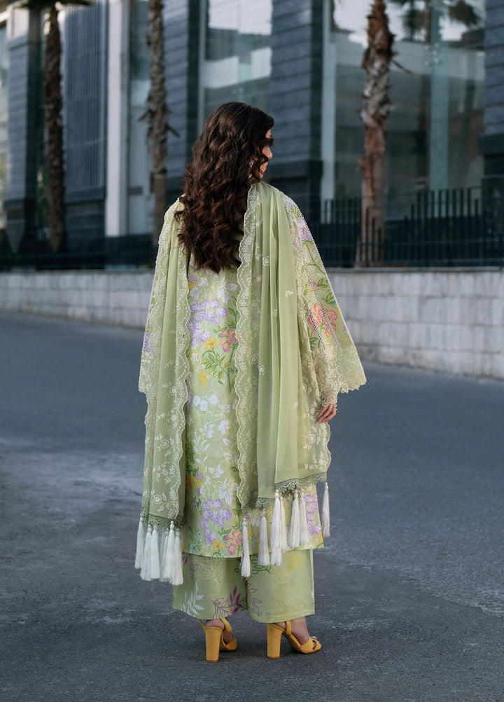 Broadway by Mahnur Unstitched Embroidered Lawn 3 Piece Suit MN26UB BW-005 - Summer Collection