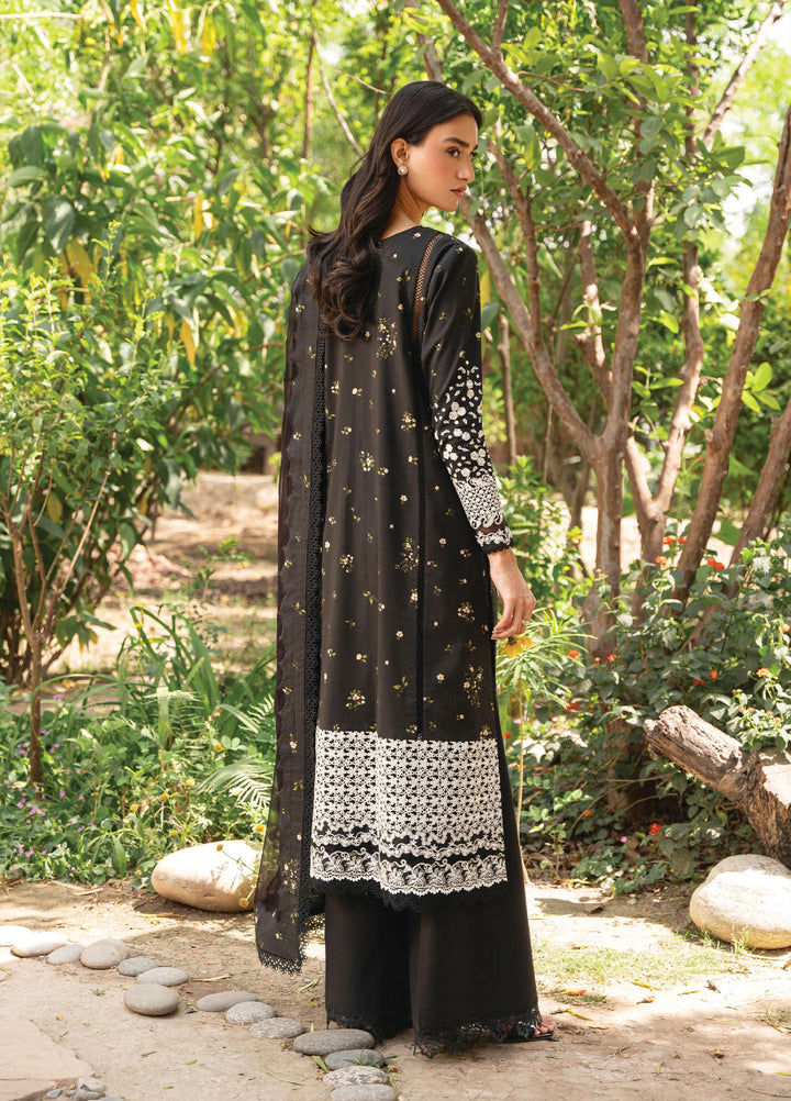 Whisper by Ayzel Unstitched Embroidered Lawn 3 Piece Suit AAF26ULW Nightveil ZWU-0135-3PO - Eid Collection
