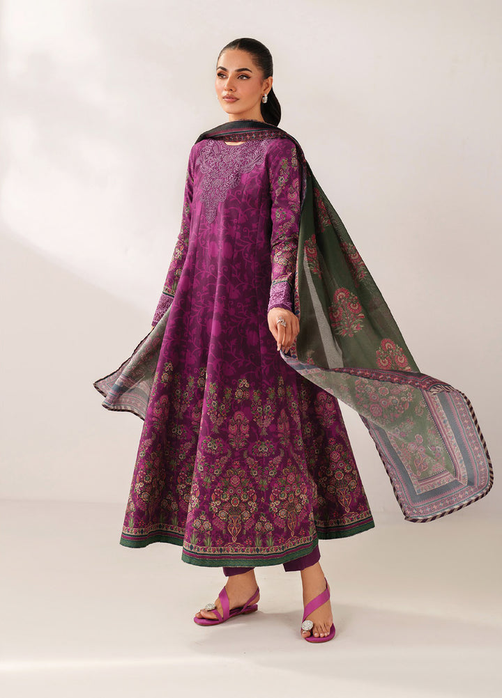 Xenia Formals Unstitched Embroidered Lawn 3 Piece Suit XE26ULS D-07 Ainee - Summer Collection