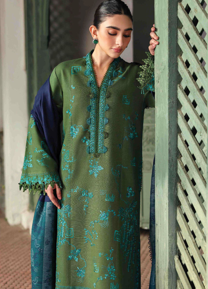 Amaris by Republic Womenswear Unstitched Luxury Shawl Khaddar Embroidered Suits 3 Piece RW25AS D-6 - Winter Collection