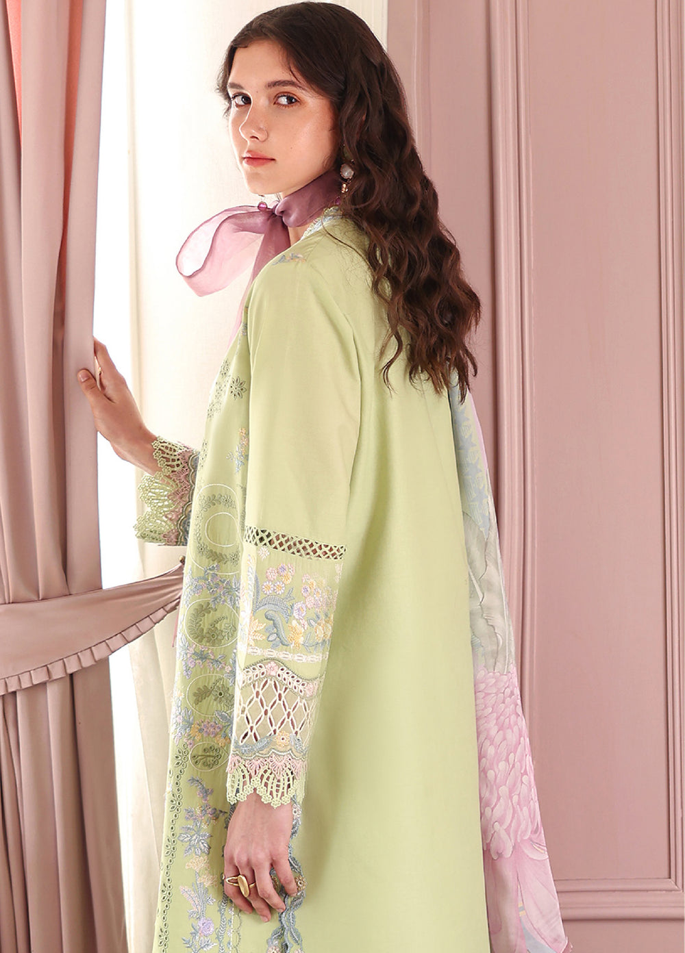 Belle Saison by Esmel Unstitched Embroidered Lawn 3 Piece Suit EML26ULB Eglea EUNSS260206 - Festive Collection