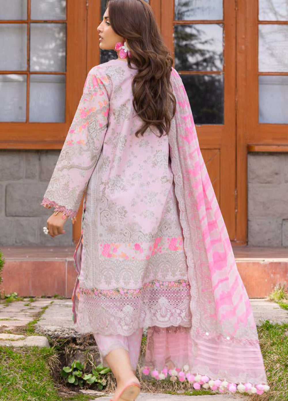 Rang e Bahar by Charizma Unstitched Embroidered Lawn 3 Piece Suit CHR26ULR CRB6-13 - Summer Collection