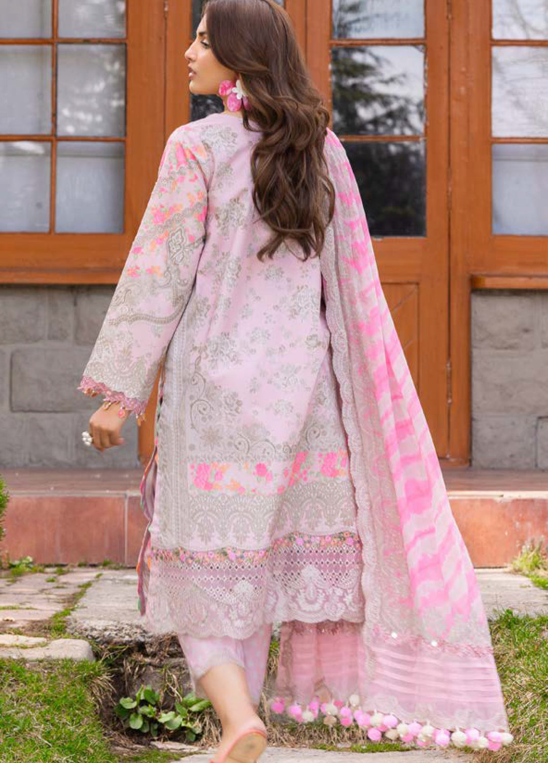 Rang e Bahar by Charizma Unstitched Embroidered Lawn 3 Piece Suit CHR26ULR CRB6-13 - Summer Collection