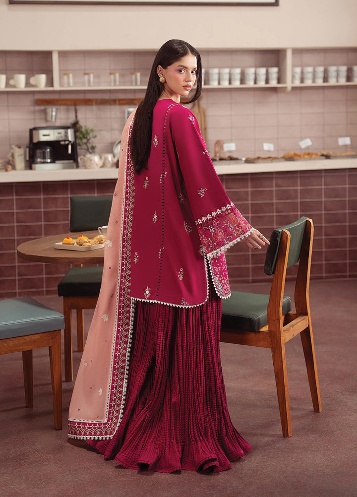 Brewed by Ayzel Unstitched Embroidered Lawn 3 Piece Suit AAF26UBL Doppio ZWU-0143-3PO - Festive Collection