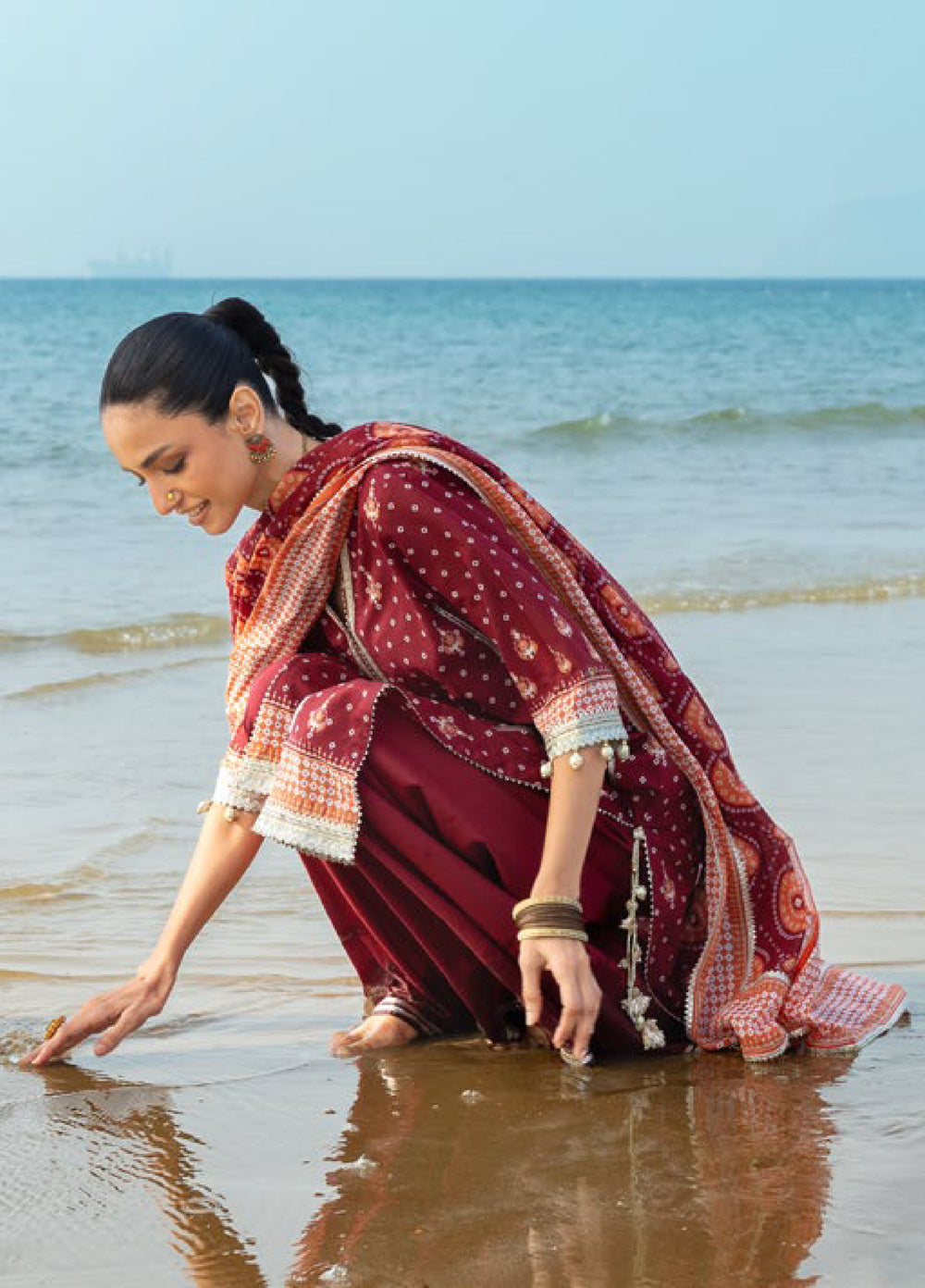 The Chunri by Gul Ahmed Unstitched Printed Lawn 3 Piece Suit GA26UTCL CL-62168 B - Summer Collection