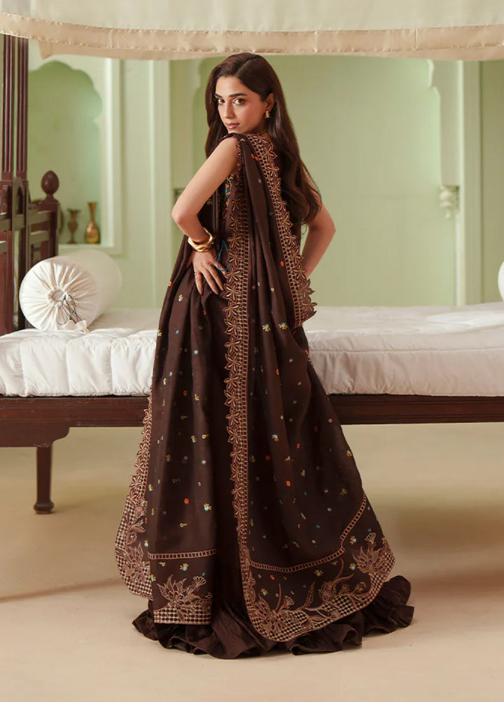 Mashriq by Bin Ilyas Unstitched Embroidered Lawn 3 Piece Suit BI26UML D117B - Festive Collection