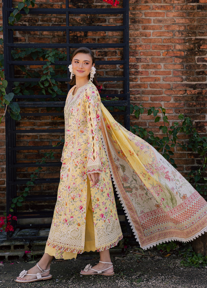 Shezlin by Aabyaan Unstitched Embroidered Chikankari 3 Piece Suit ABY26UCS ZEHRAAYE - Eid Collection