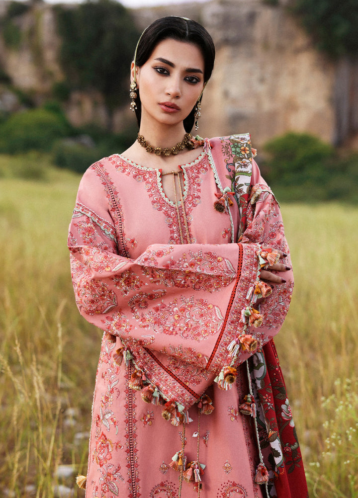 Hussain Rehar Embroidered Jacquard Suits Unstitched 3 Piece HRR25KW Mahpara - Winter Collection