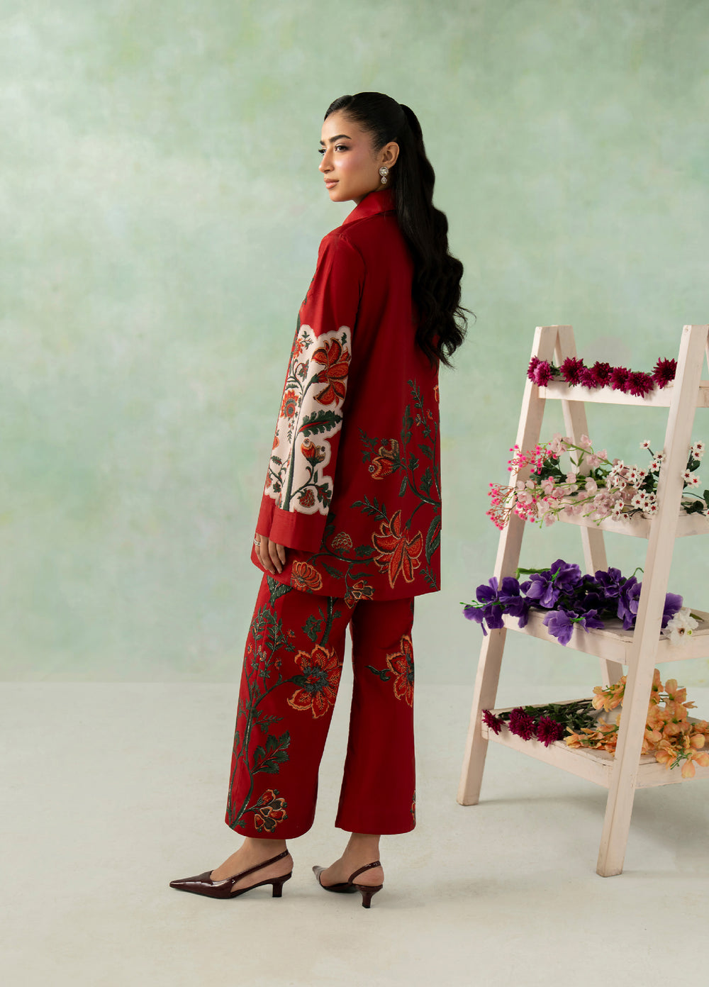 Folds by Zarposh RTW Printed Crepe 2 Piece Suit ZR26PF VEIRA - Casual Collection