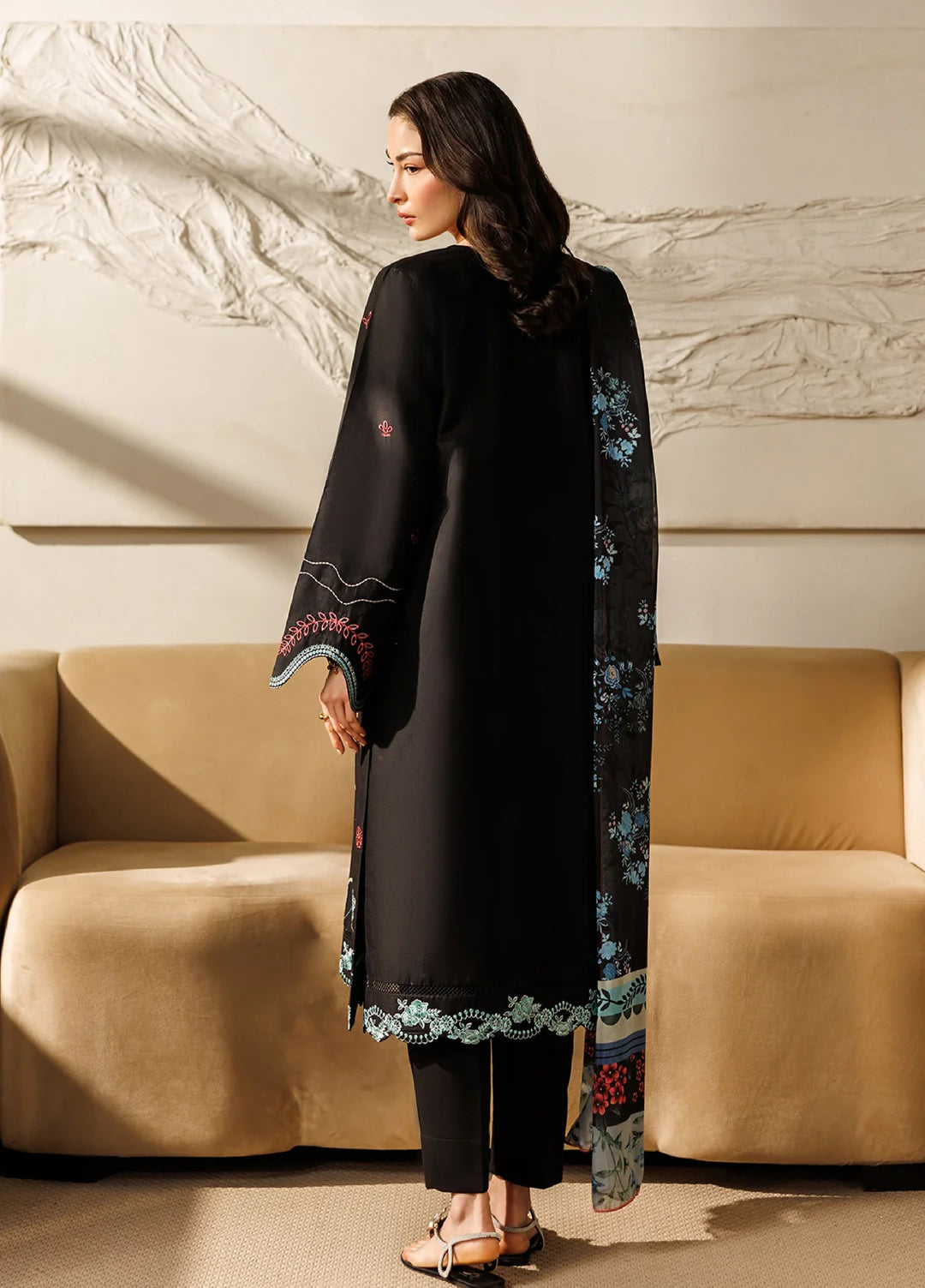 Mistfall Ramadan Edit by Panache Women RTW Embroidered Cotton 3 Piece Chroma - Casual Collection