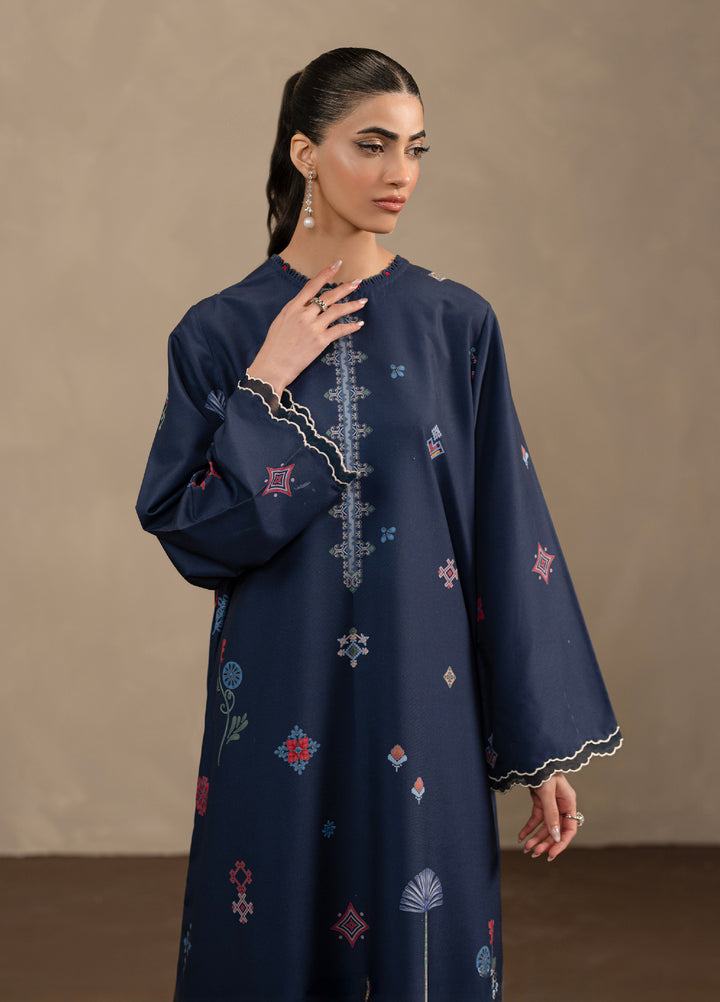 Seran Women Pret Printed Poly Cambric Kaftaan SN26PK D-6 Navira - Casual Collection