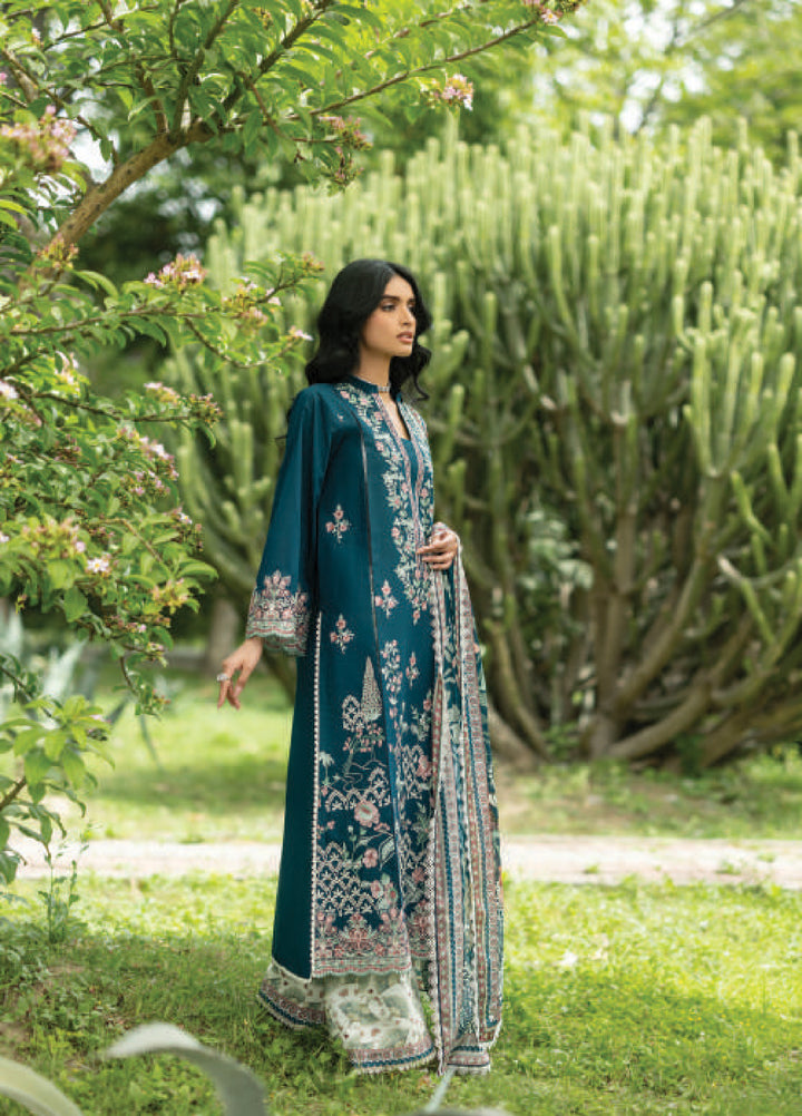 Zainab Chottani Unstitched Embroidered Lawn 3 Piece Suit ZC26ULE Faye 01 - Eid Collection
