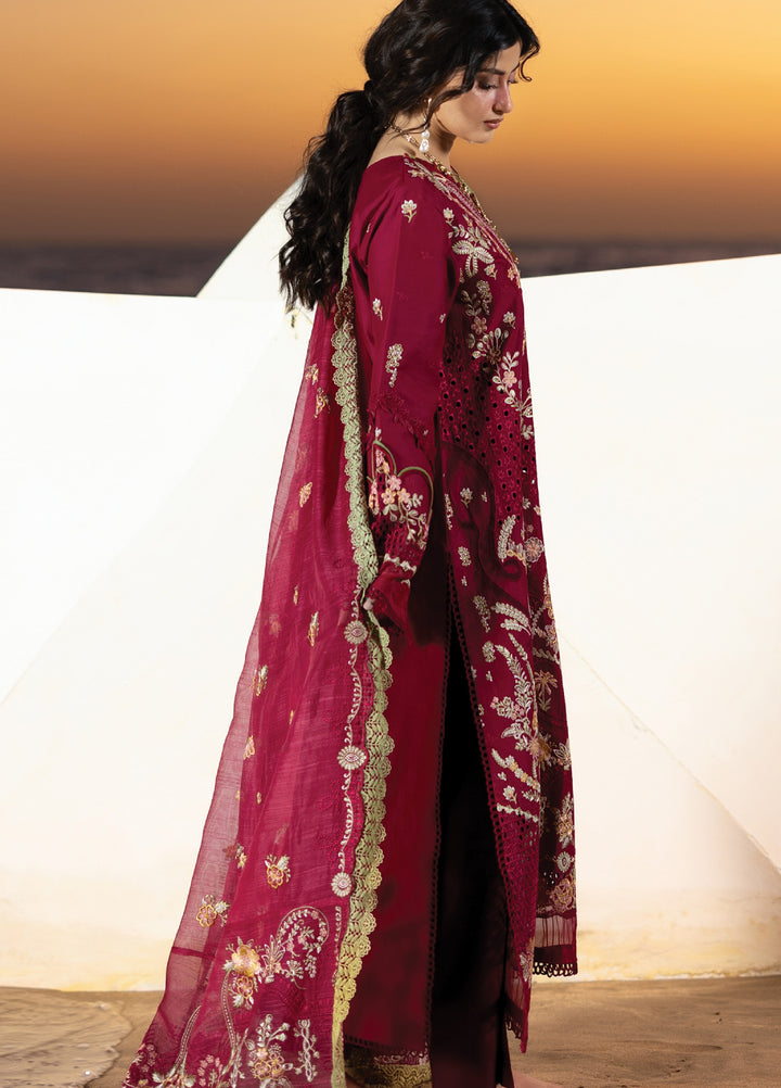 Sirene by Mahnur Unstitched Embroidered Lawn 3 Piece Suit MN26USL S-09 - Summer Collection