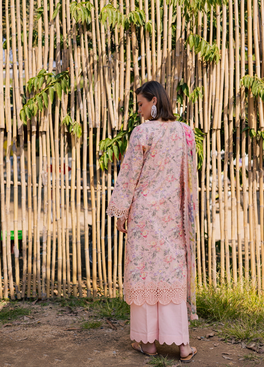 Shezlin by Aabyaan Unstitched Embroidered Chikankari 3 Piece Suit ABY26UCS NAQSH - Eid Collection