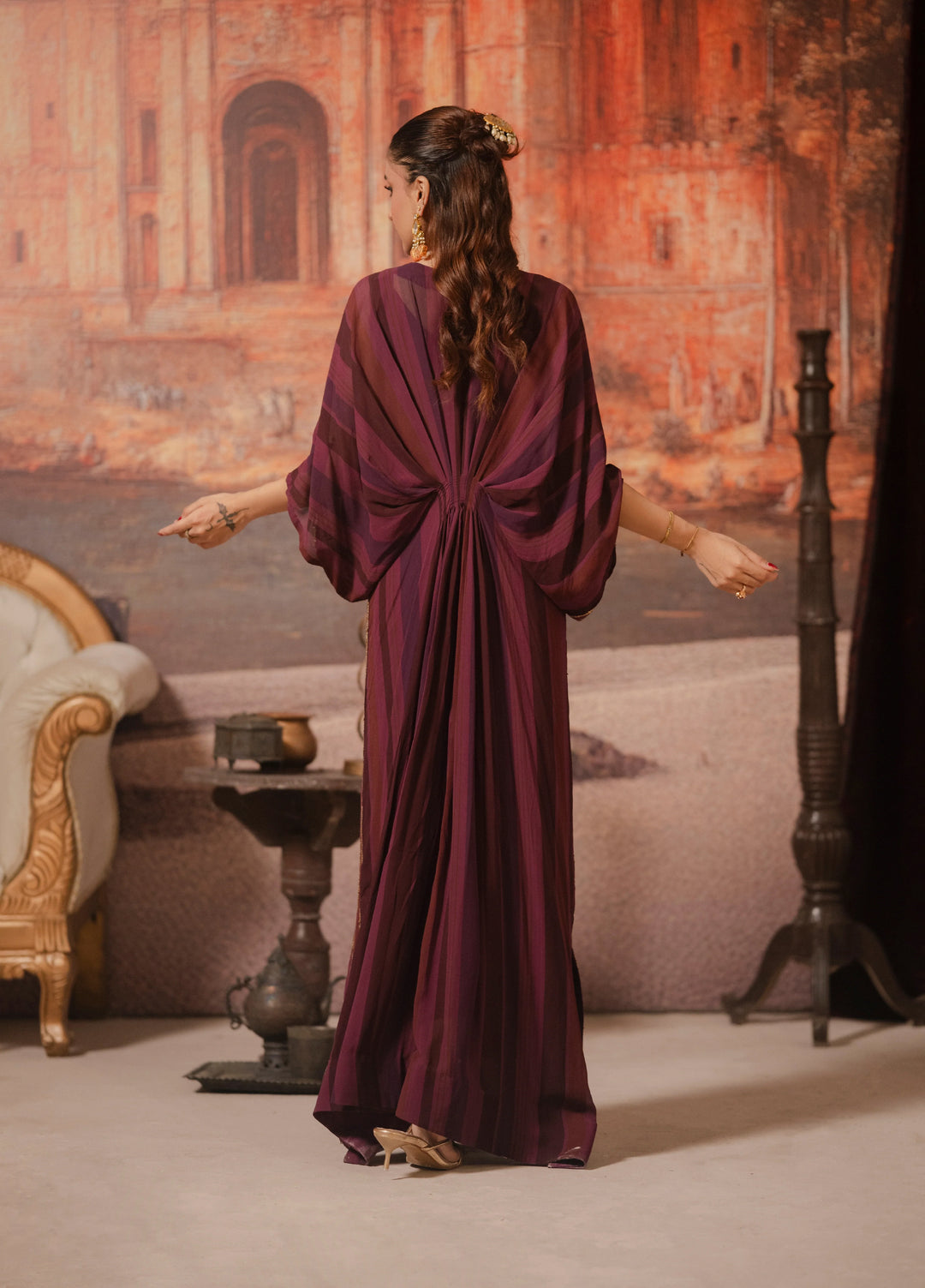 Lia by Miras Women Pret 3 Piece Embroidered Georgette Chiffon FAE - Festive Collection