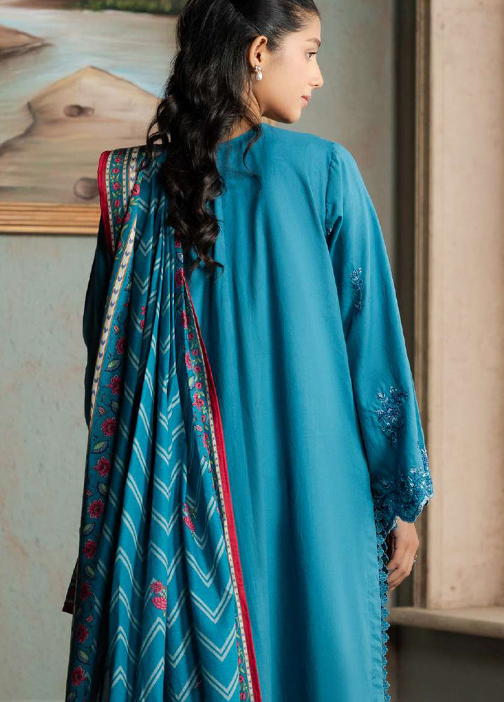 Zellbury Unstitched Embroidered Jacquard 3 Piece Suit ZB26UVIII WUS26E30588 - Casual Collection
