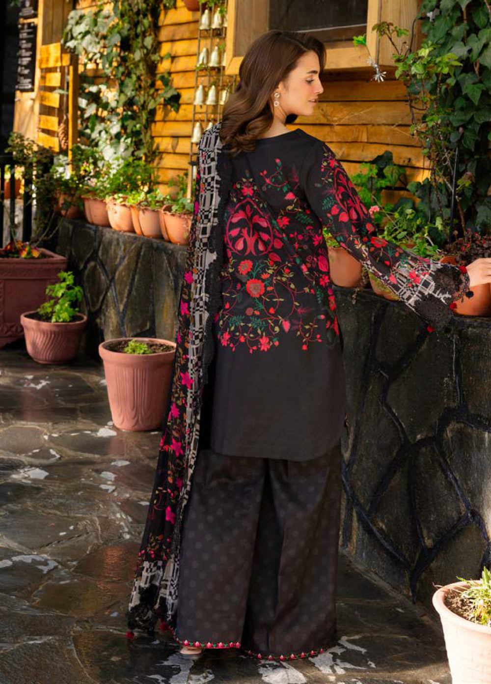 Rang e Bahar by Charizma Unstitched Embroidered Lawn 3 Piece Suit CHR26ULR CRB6-11 - Summer Collection
