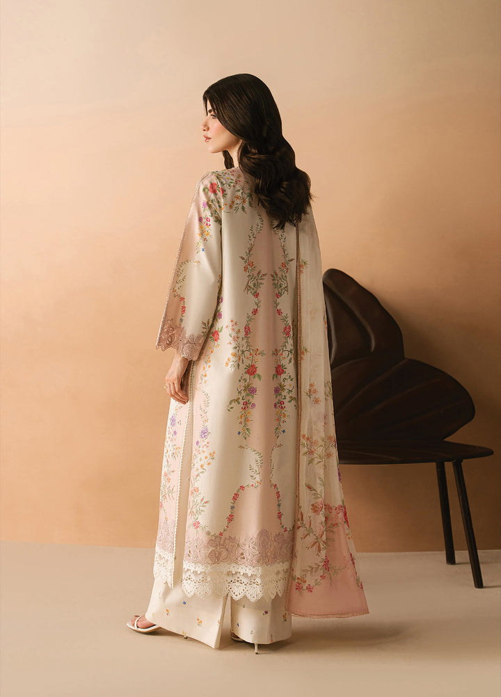 Haze A Prints by Afrozeh Unstitched Printed Lawn 3 Piece Suit AF26UAP Lustre FWU-113 - Summer Collection