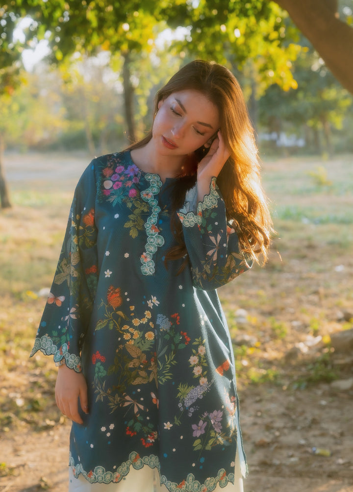 Dhaga Women Pret Printed 2 Piece Soft Crepe Juneau FW25DSE701 - Summer Collection