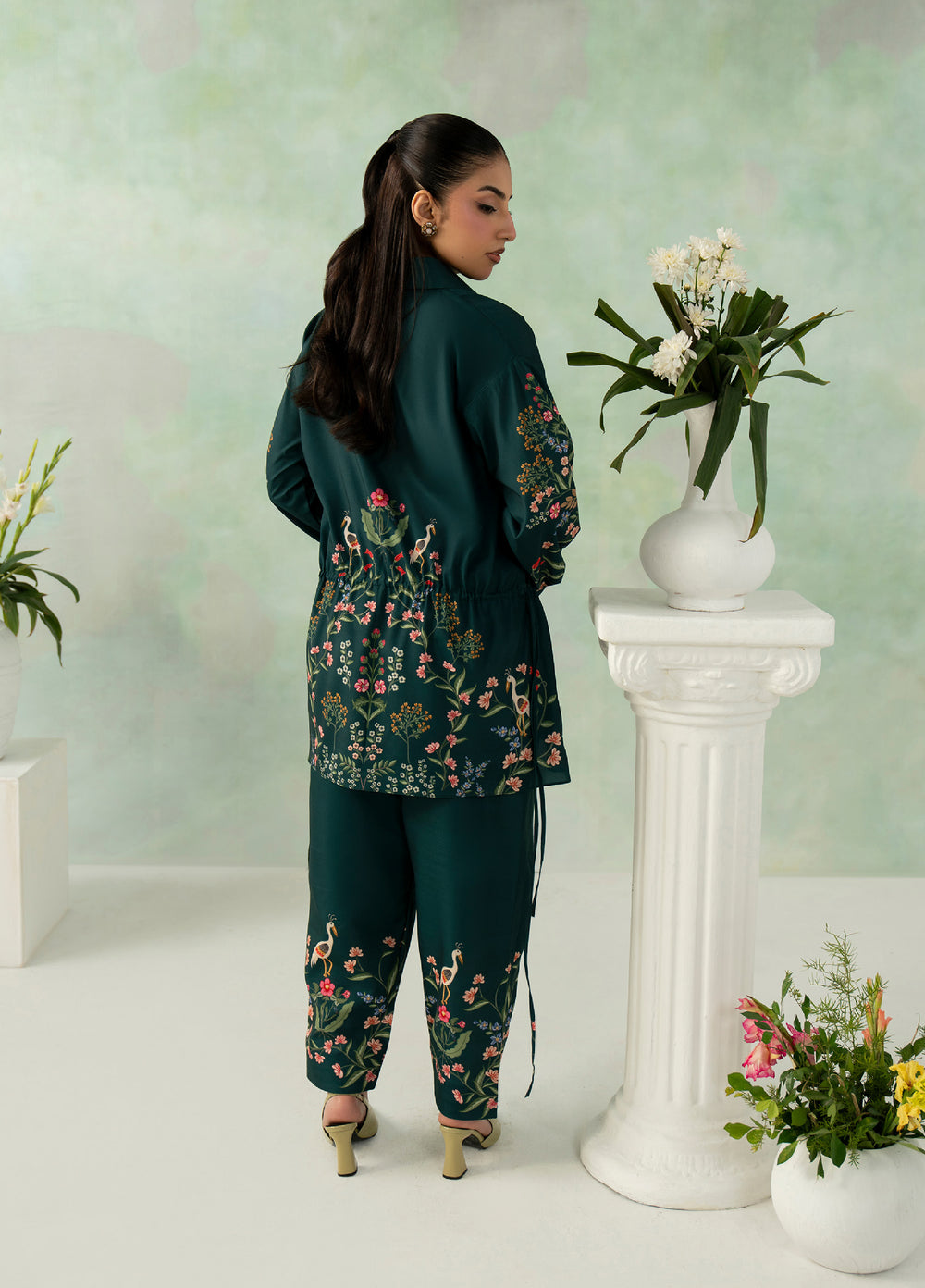 Folds by Zarposh RTW Printed Crepe 2 Piece Suit ZR26PF EVARA - Casual Collection