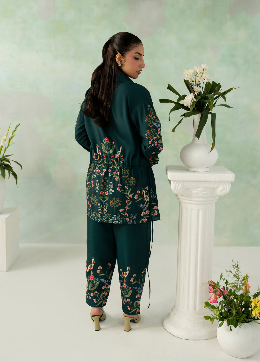 Folds by Zarposh RTW Printed Crepe 2 Piece Suit ZR26PF EVARA - Casual Collection