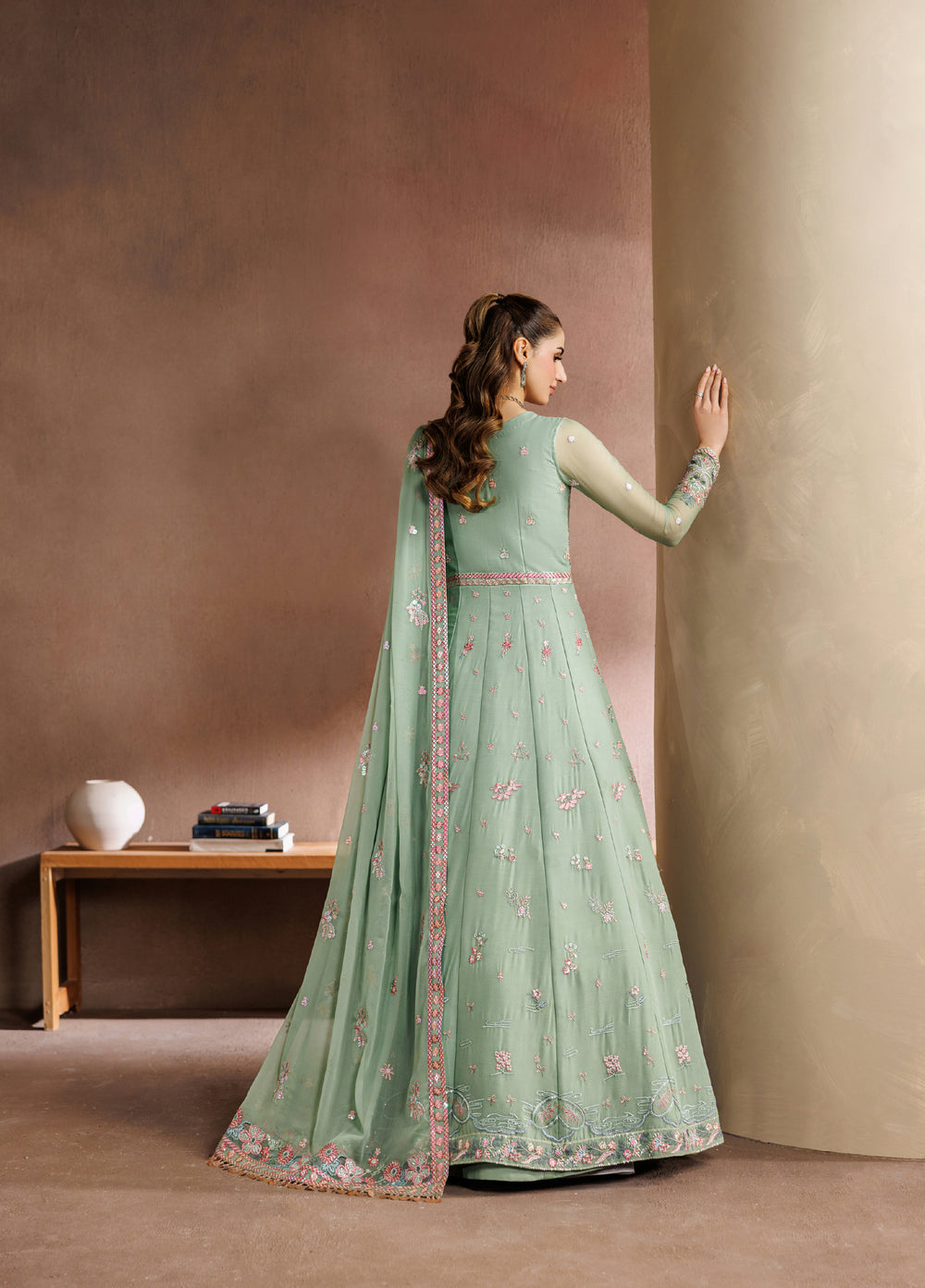 Zaryah by Zarif Unstitched Embroidered Chiffon 3 Piece Suit ZR26UZF ZF-ZYR-SURILI-06 - Festive Collection