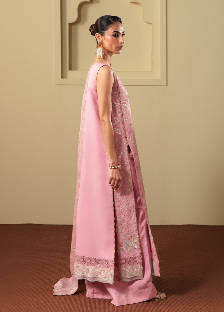 Shagun by Neeshay Unstitched Raw Silk Embroidered Suits 3 Piece NSH25SF ARMEEN - Festive Collection