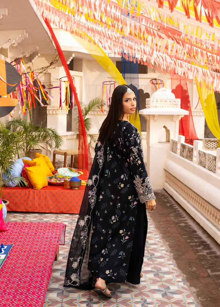 Basant Chikankari by Florent Unstitched Embroidered Luxury Lawn 3 Piece Suit FL26UBC FZ-8A - Summer Collection