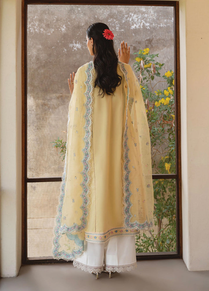Whisper by Ayzel Unstitched Embroidered Lawn 3 Piece Suit AAF26ULW Frost ZWU-0136-3PO - Eid Collection