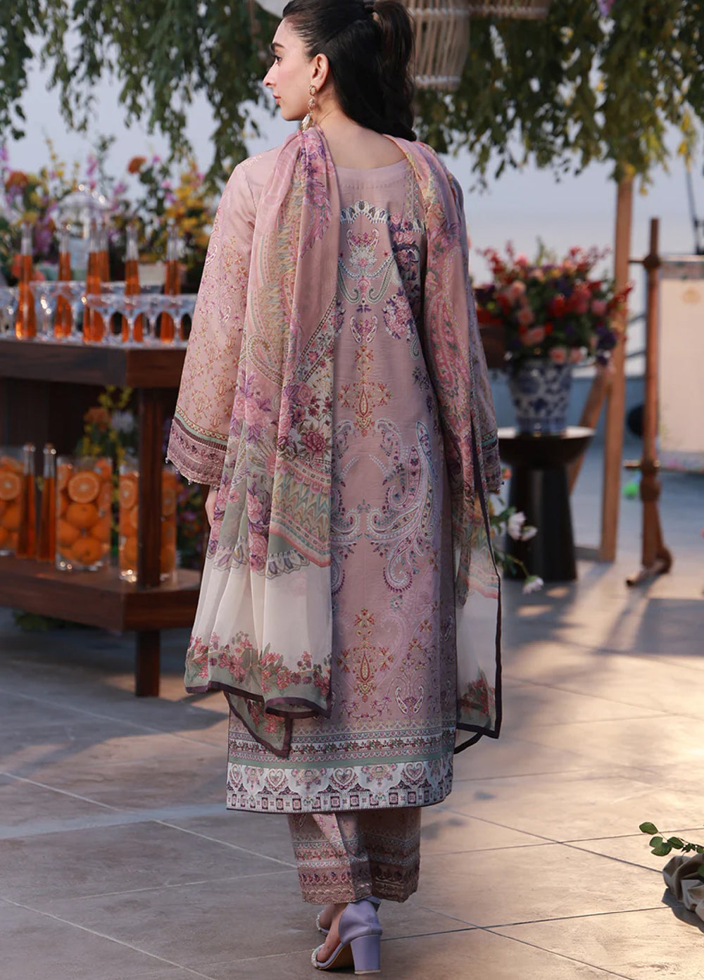 Delia by Gulaal Unstitched Embroidered Lawn 3 Piece Suit GL26UD D-11 Ayla - Summer Collection