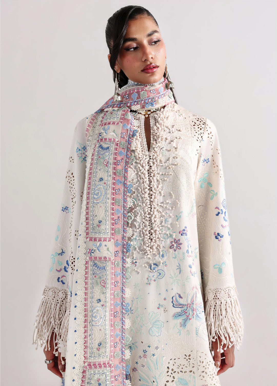 Suffuse Unstitched Embroidered Lawn 3 Piece Suit SSY26ULE Veluna - Eid Collection