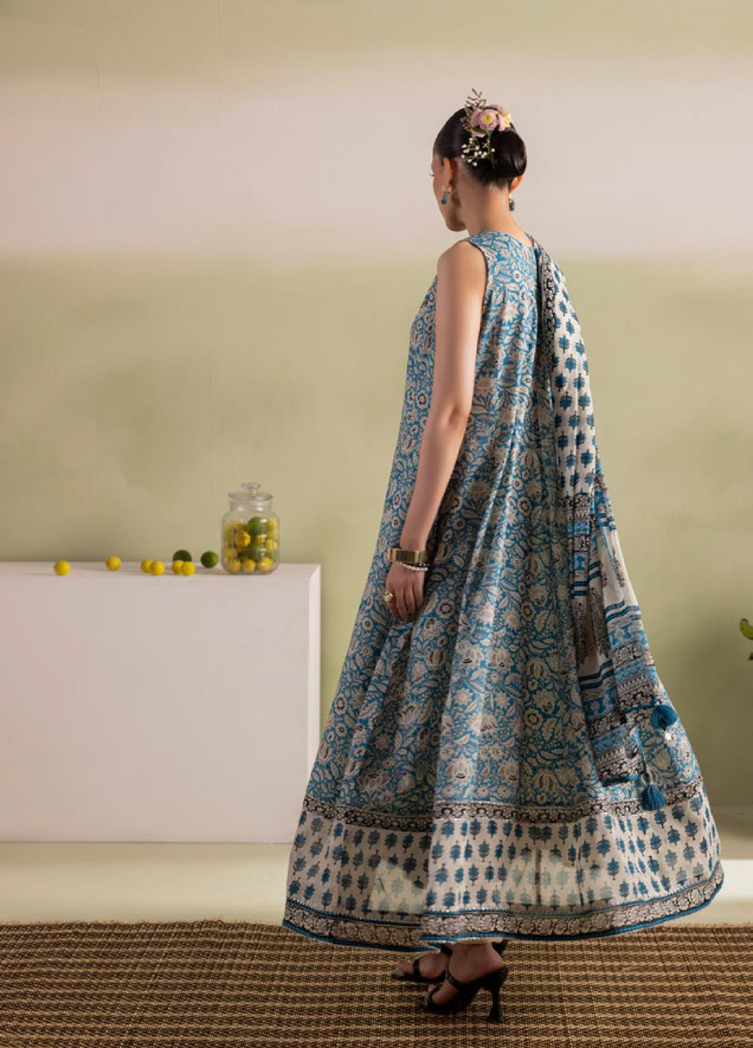 Bagheecha by Gul Ahmed Unstitched Printed Lawn 3 Piece Suit GA26ULB CL62448 - Casual Collection