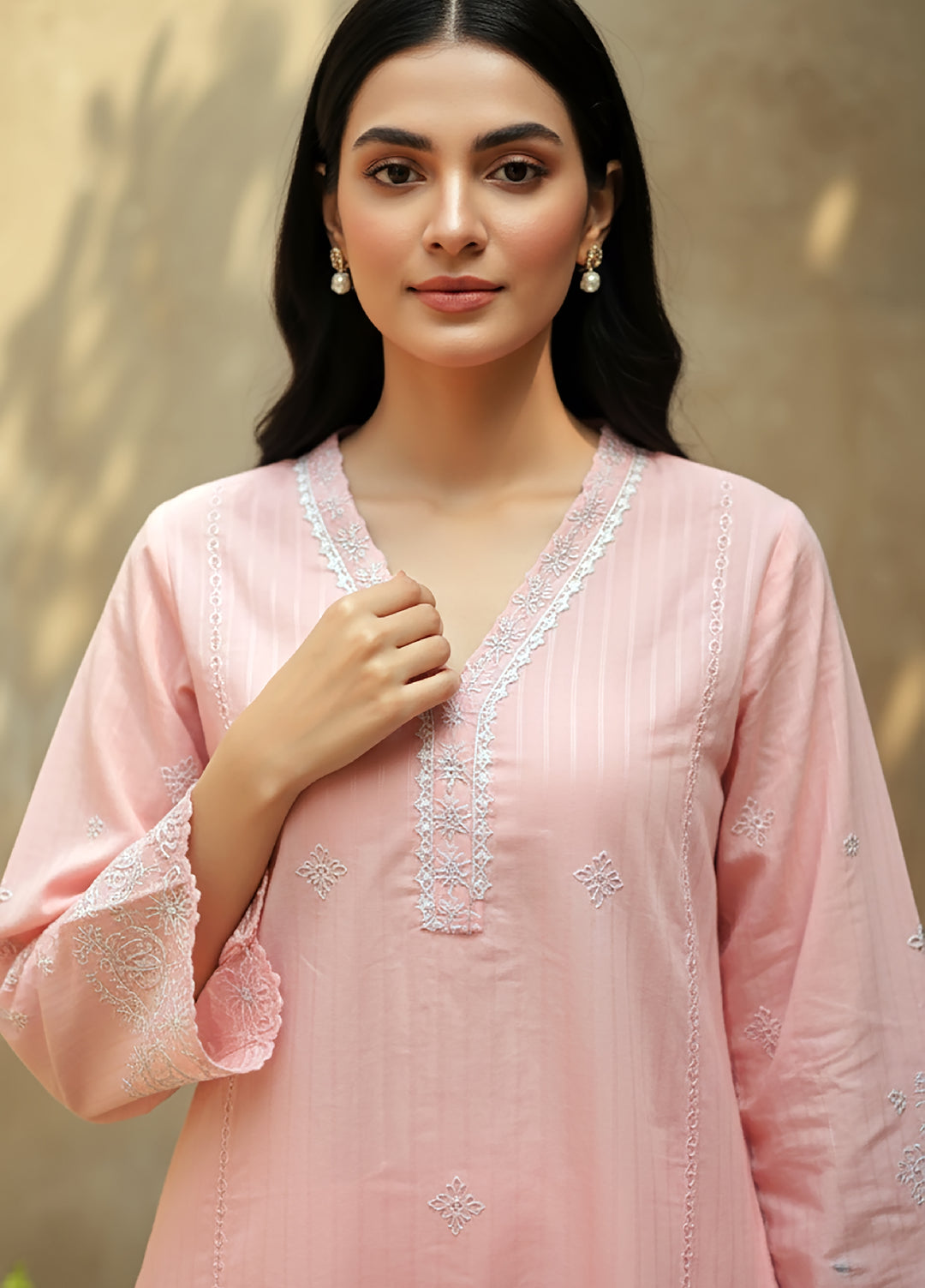 Lakhany Women Ready To Wear Embroidered 2 Piece Cambric LG-IZ-0415-W-EMB-2P - Winter Collection