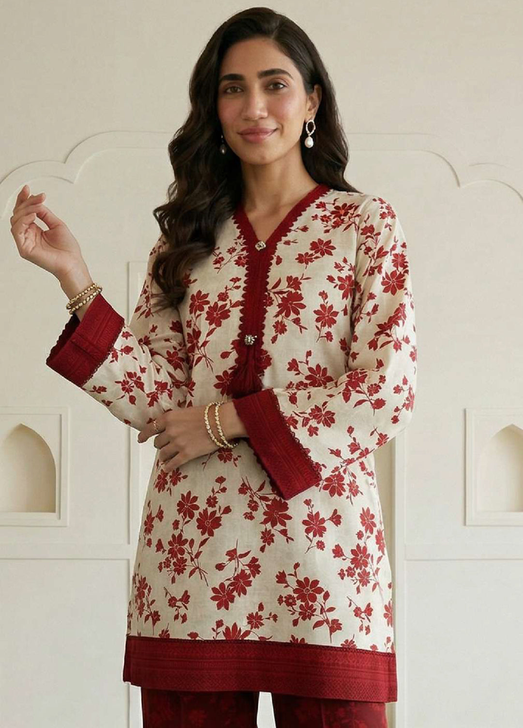 Zellbury Unstitched Embroidered Lawn 2 Piece Suit ZB26UC WUS26E20871 - Casual Collection