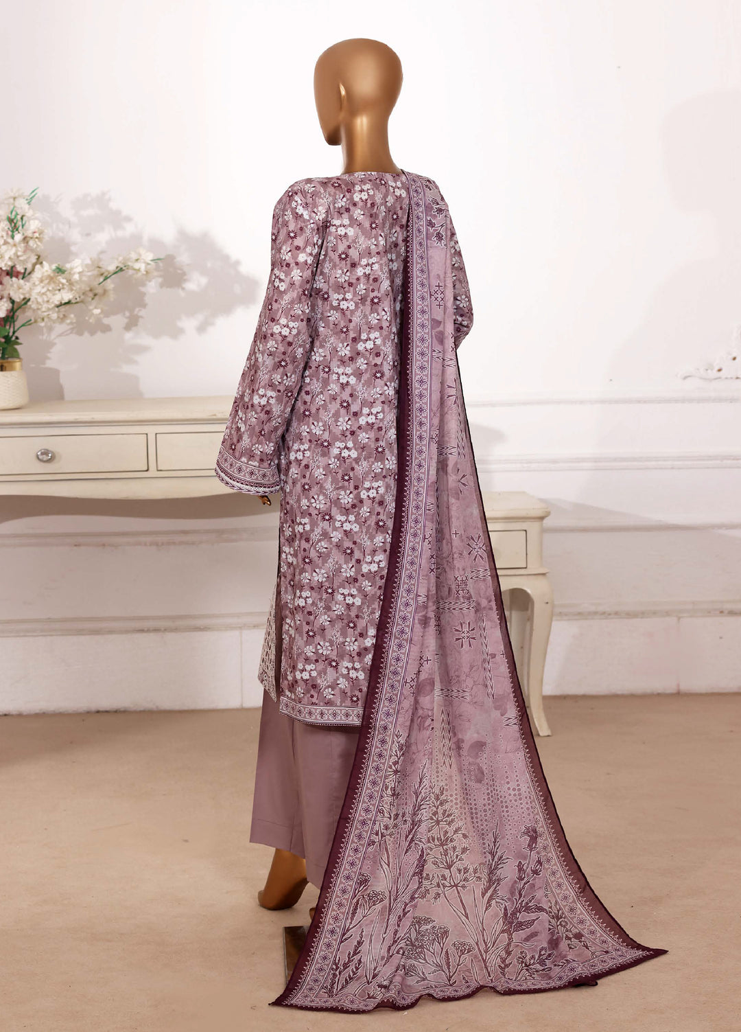 Hz Textiles RTW Cutwork Kari Printed Lawn 3 Piece Suit HZ26ULC CPE-3P-019 - Summer Collection