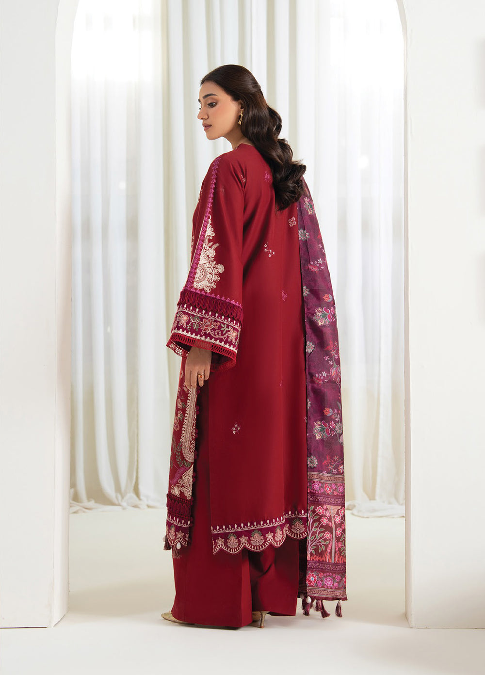 Namah by Xenia Formals Unstitched Embroidered Lawn 3 Piece Suit XF26UNL 07 - EMBRACE - Festive Collection