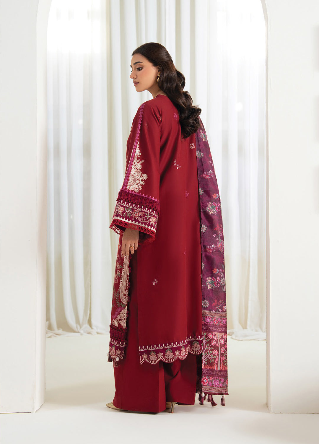 Namah by Xenia Formals Unstitched Embroidered Lawn 3 Piece Suit XF26UNL 07 - EMBRACE - Festive Collection