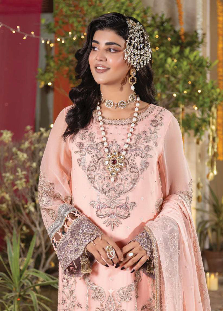 Shagun by Imrozia Premium Women 3 Piece Chiffon Suit M-107 Sahira - Festive Collection