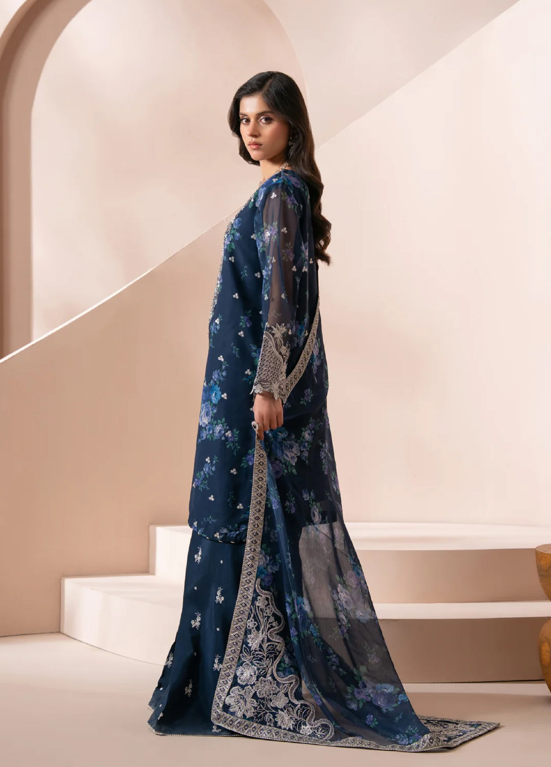 Deme by Xenia Formals Unstitched Embroidered Lawn 3 Piece Suit XE26UDF D-05 Omaira - Festive Collection