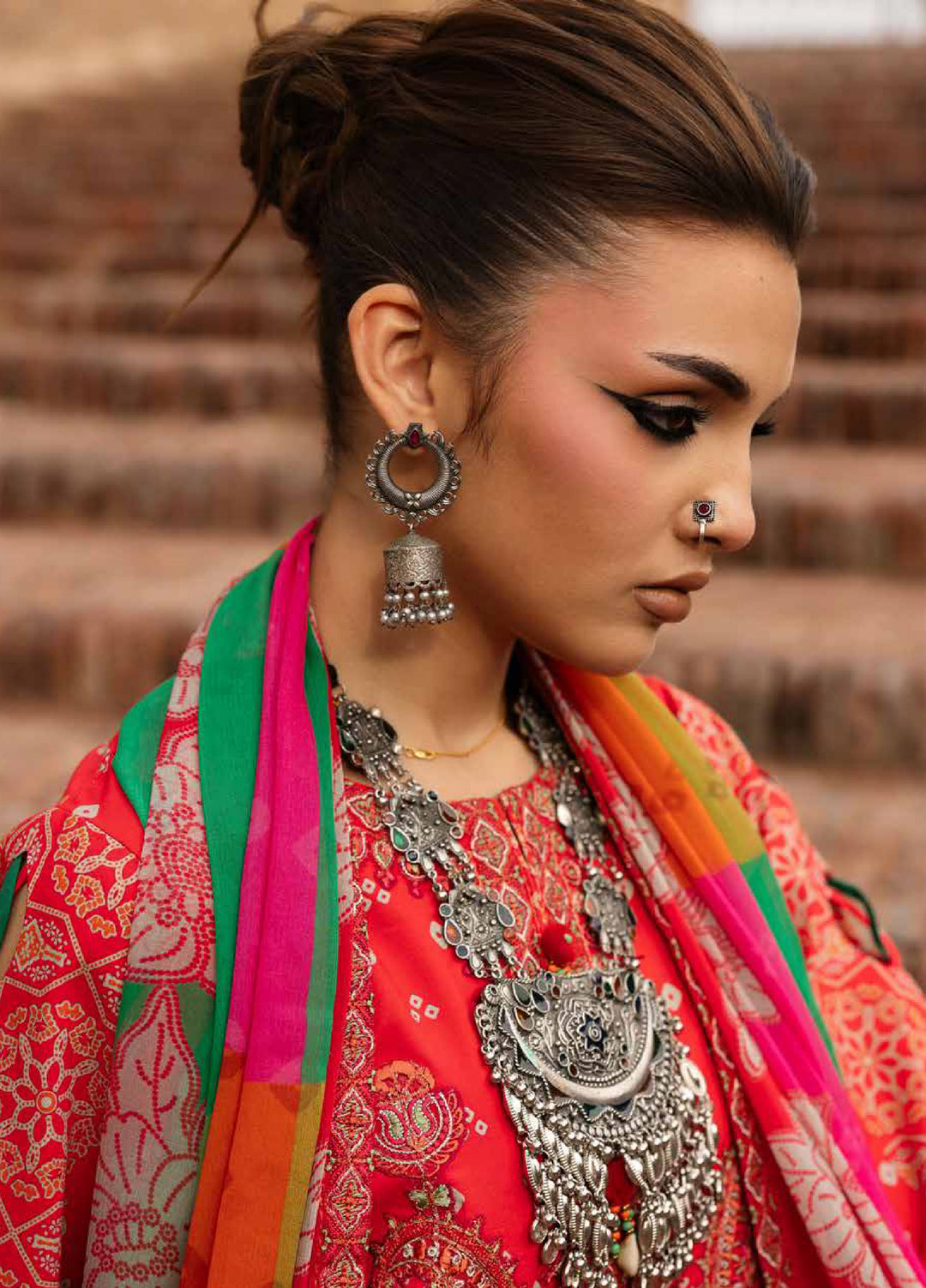 Chunri by Charizma Unstitched Embroidered Lawn 3 Piece Suit CHR26UCL CHN6-06 - Summer Collection