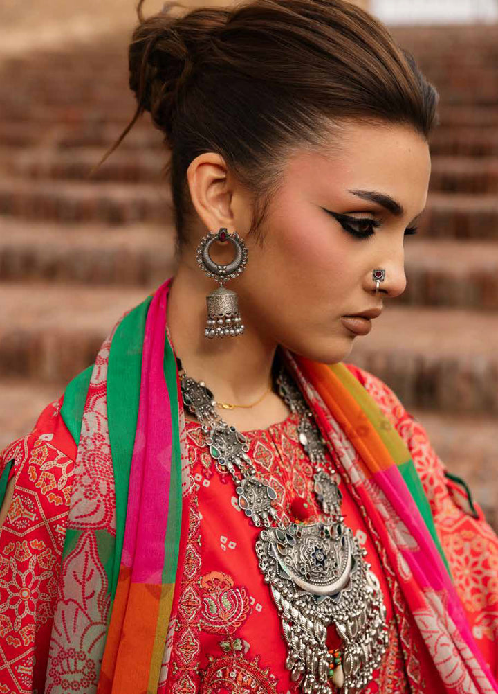 Chunri by Charizma Unstitched Embroidered Lawn 3 Piece Suit CHR26UCL CHN6-06 - Summer Collection