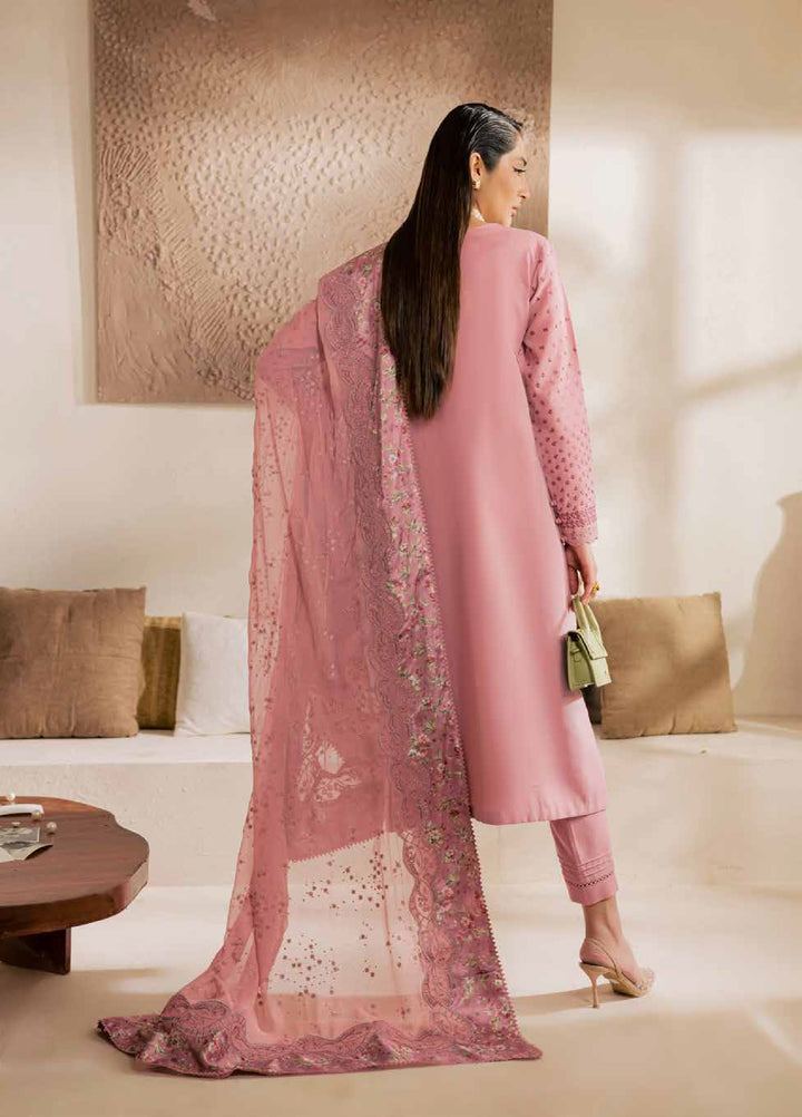 Nureh Exclusive Unstitched Lawn Karandi Embroidered 3 Piece Suit NU26UE NE-216 - Spring Collection