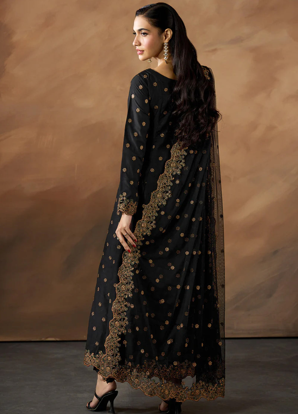 Zarif Women RTW Embroidered Raw Silk 3 Piece Suit ZR26UCR ZRF - EMC -29 - Eid Collection