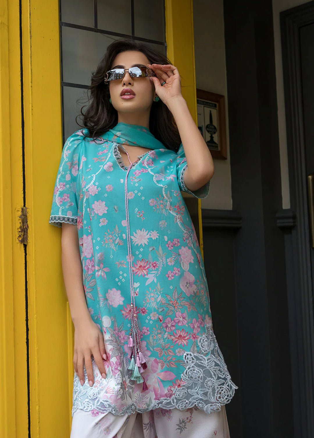 Sobia Nazir Prints Unstitched Embroidered Lawn 3 Piece Suit SN26UPL D-05B - Summer Collection