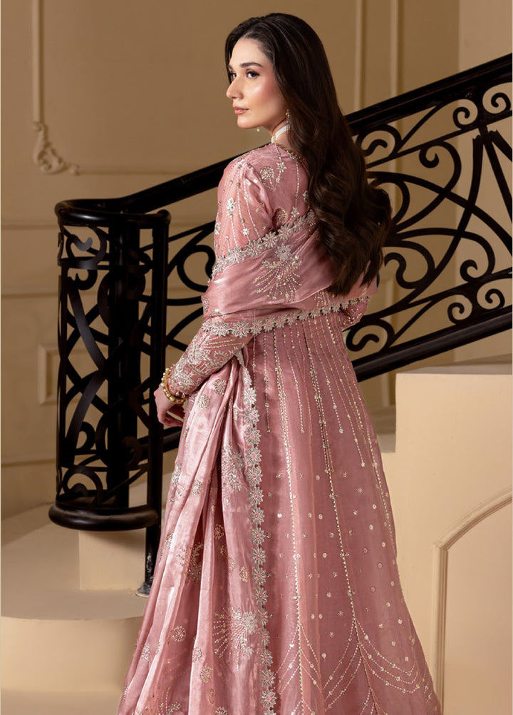 Aaina by Alizeh Unstitched Embroidered Sheesha Silk 3 Piece Suit AF26UASS D-5 NINAY - Festive Collection