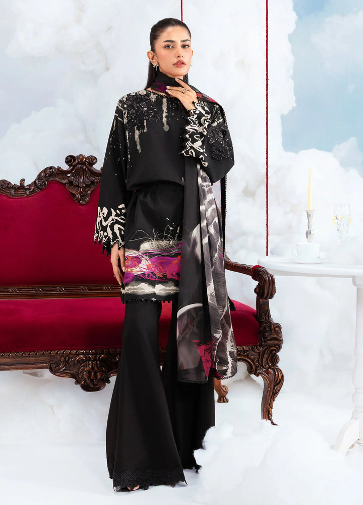 M Basics by Maria B Unstitched Embroidered Lawn 3 Piece Suit MB26SSEL MB-CUSV14-06A - Eid Collection