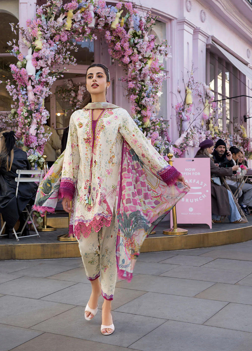 Sobia Nazir Prints Unstitched Embroidered Lawn 3 Piece Suit SN26UPL D-07B - Summer Collection