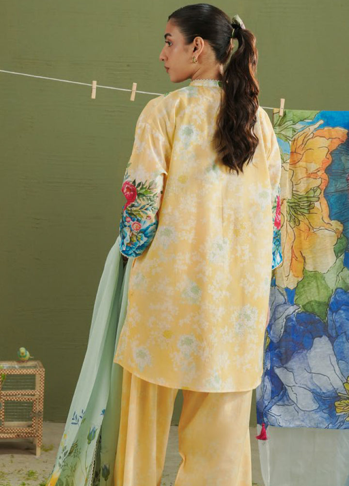 Coco by Zara Shahjahan Unstitched Printed Lawn 3 Piece Suit CZS26PS ZCP-26 08 A - Summer Collection