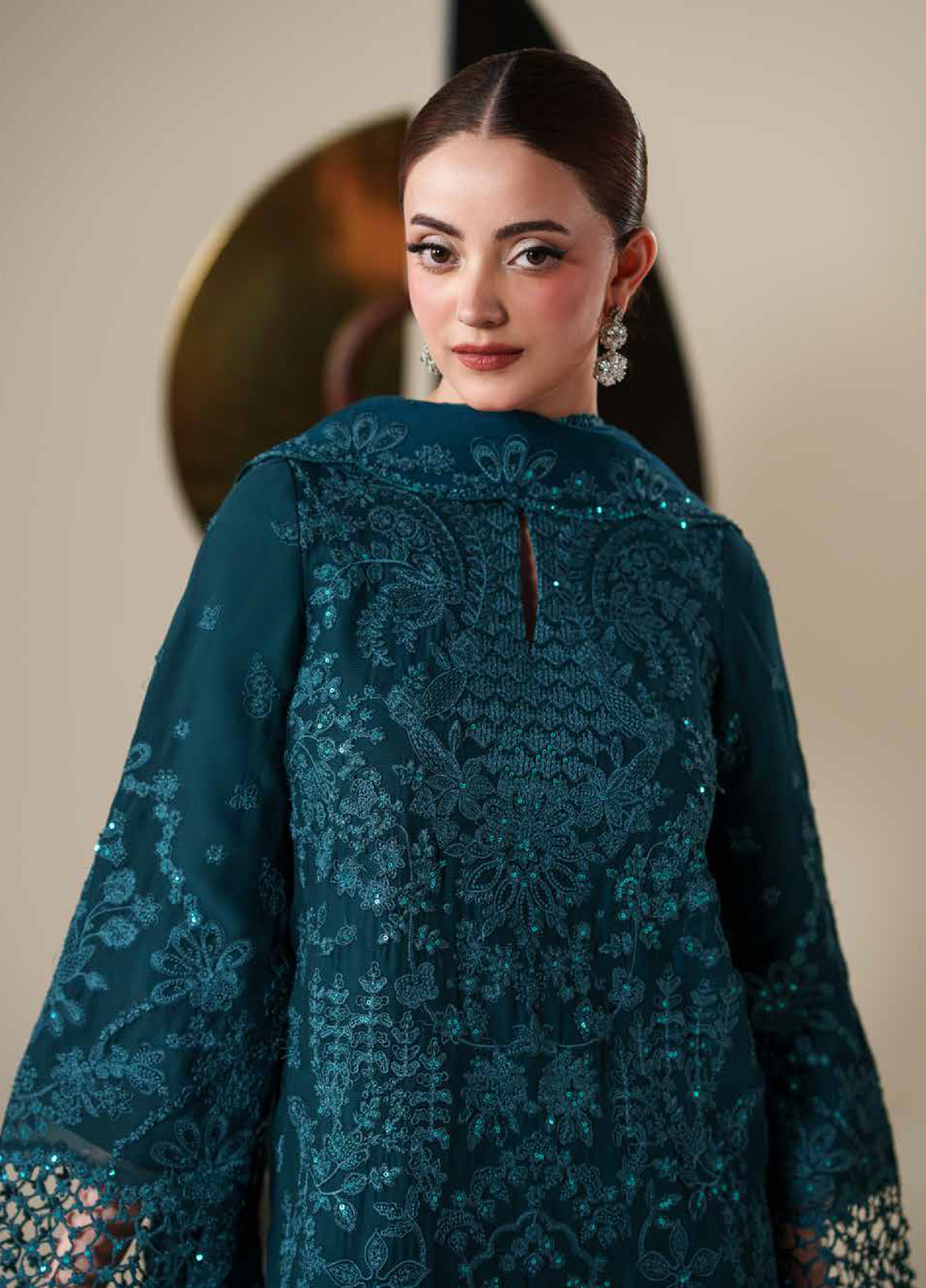 Nouvelle by Emaan Adeel Unstitched Embroidered Chiffon 3 Piece Suit EA26UNC Eira - Festive Collection