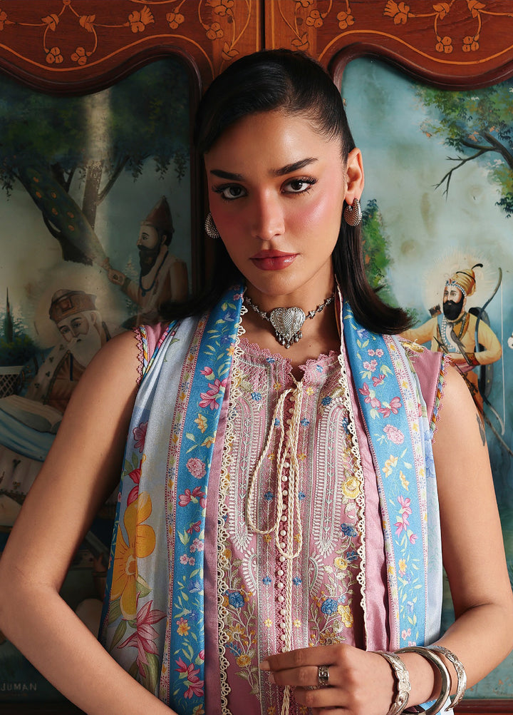 Lumina by Bin Ilyas Unstitched Embroidered Lawn 3 Piece Suit BI26UL L7 7B - Summer Collection